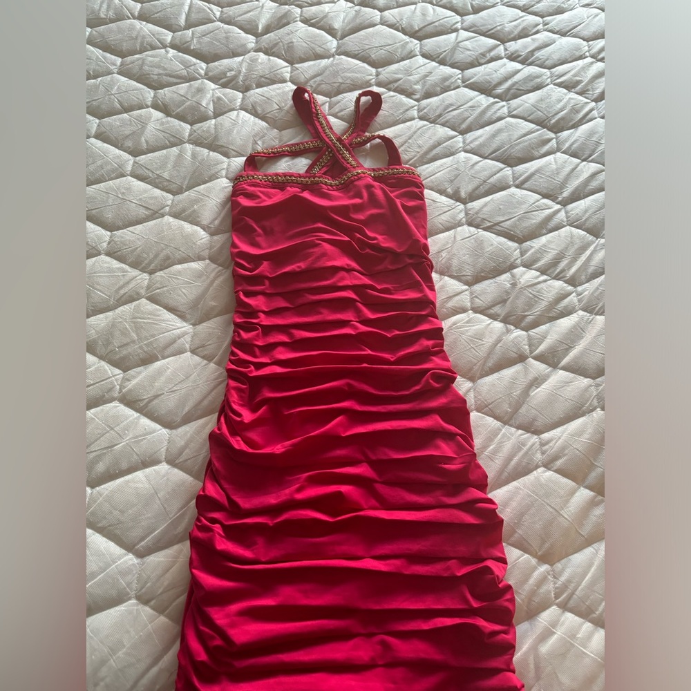 Beautiful pink mini dress